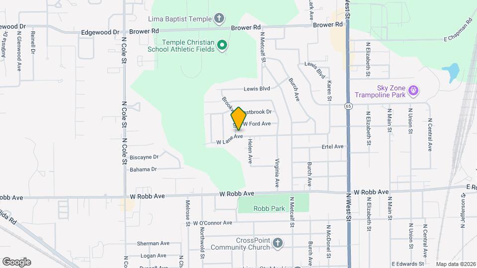 1720 Brookwood Dr Map and Location Details