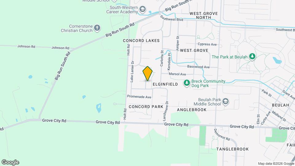 3866 Lake Cumberland Way Map and Location Details