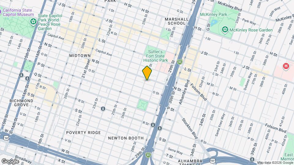 1411 27th St Map and Location Details