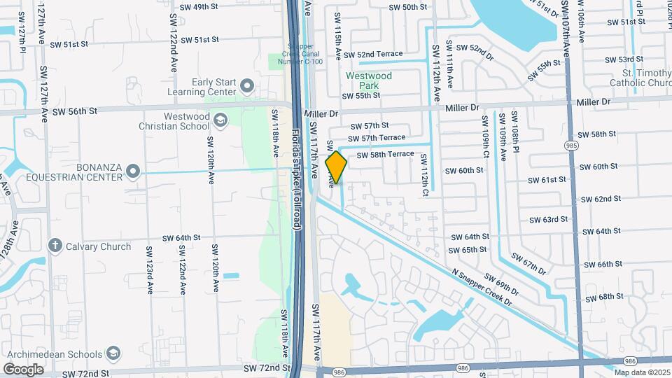 6001 SW 116th Ave Map and Location Details