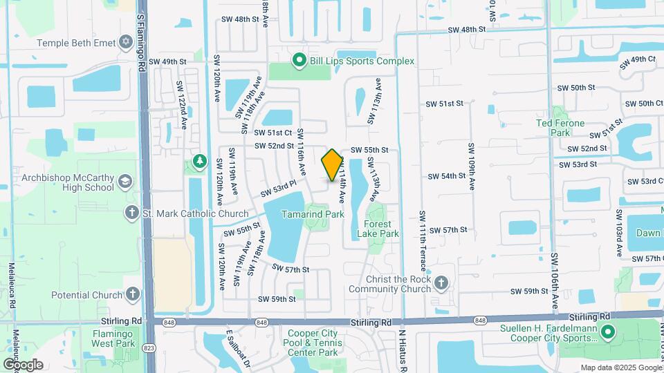 5340 SW 115th Ave Map and Location Details
