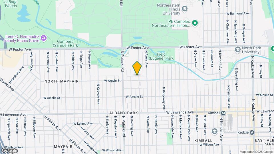 5010 N Springfield Ave Map and Location Details