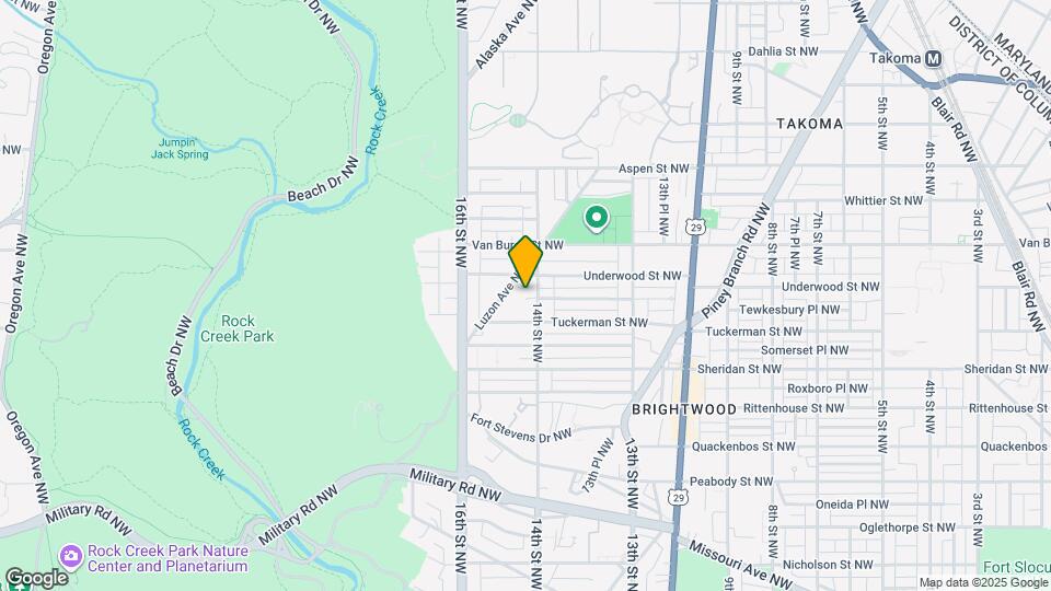 6445 Luzon Avenue Northwest, Unit 501 Mapa y Detalles de la Ubicación