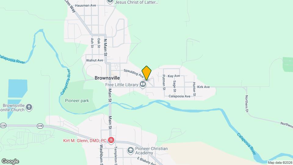 380 Spaulding Ave Map and Location Details