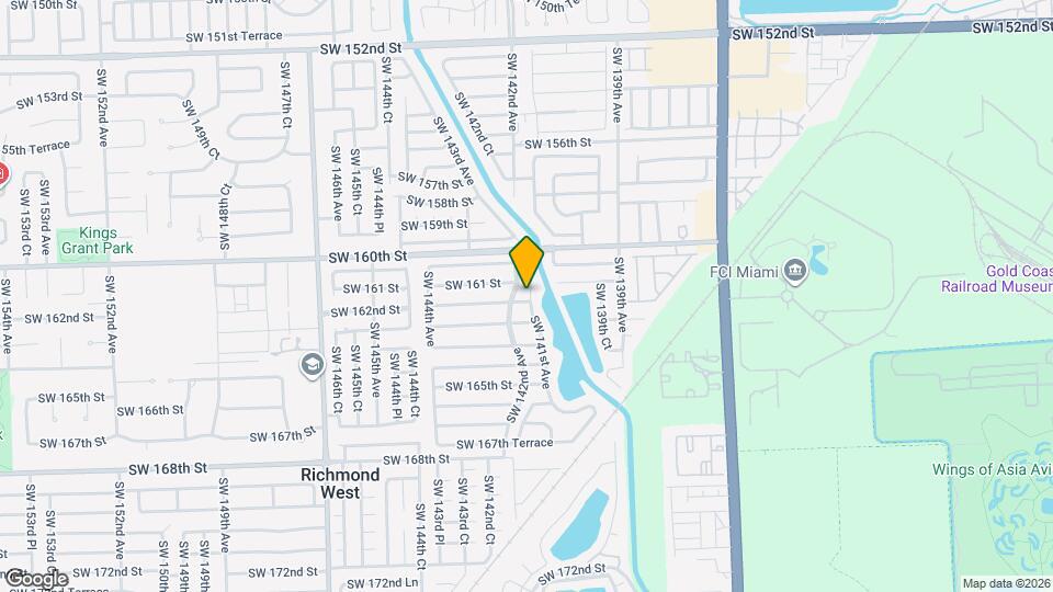 14101 SW 162nd St Map and Location Details