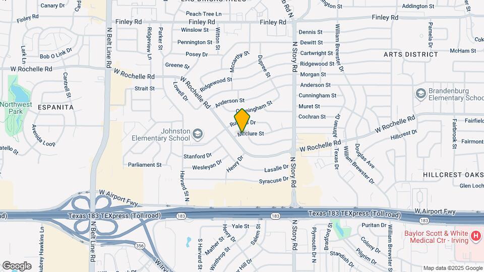 2612 Mcclure St Map and Location Details