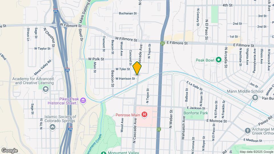 2606 N Cascade Ave Map and Location Details