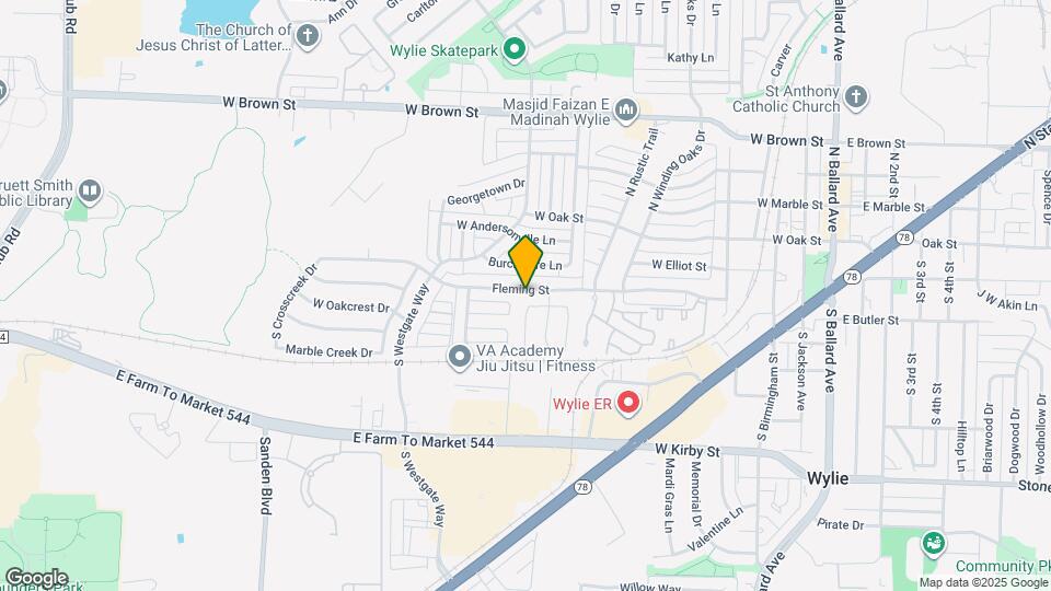 635 Fleming St Map and Location Details