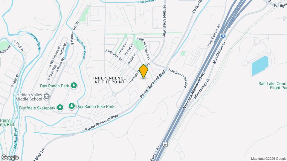 15300 Porter Rockwell Blvd, Unit D101.45799 Map and Location Details