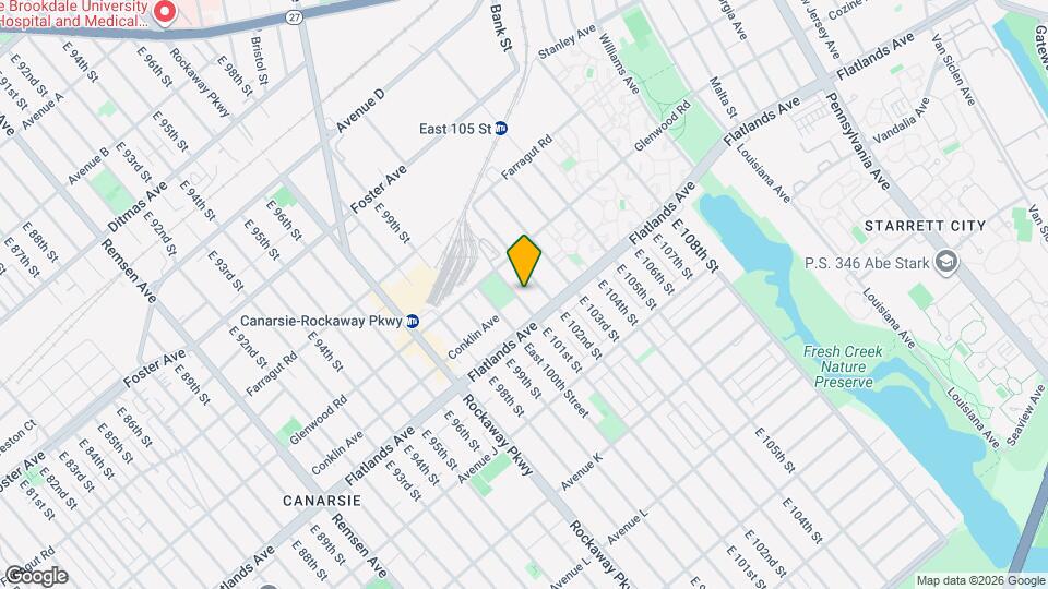 745 E 101st St, Unit 2nd floor Map and Location Details