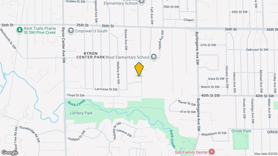 3995 Groveland Ave SW Map and Location Details