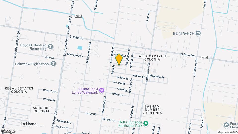 2104 Magnolia St Map and Location Details