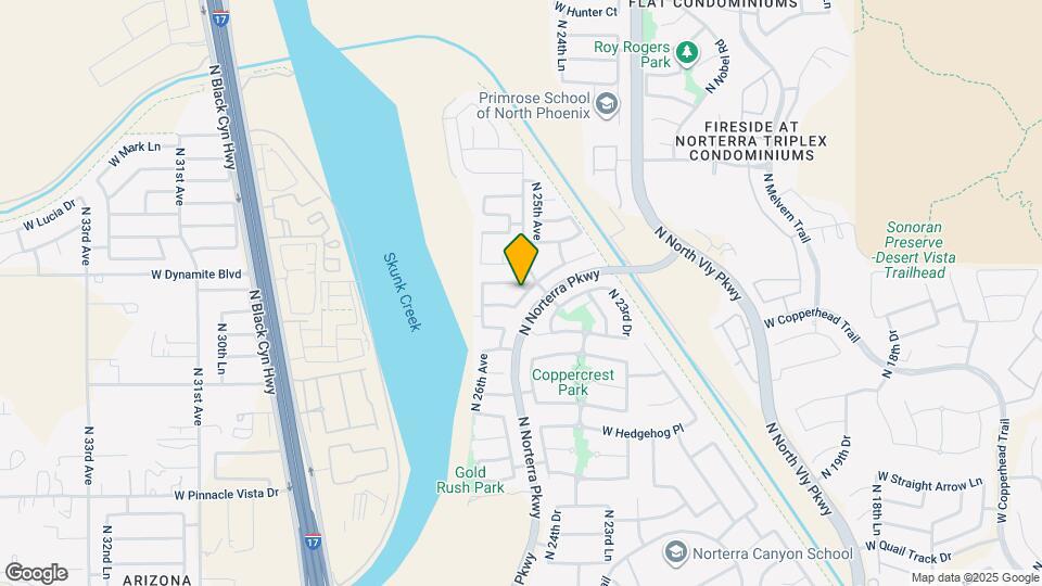 2505 W Red Fox Rd Map and Location Details