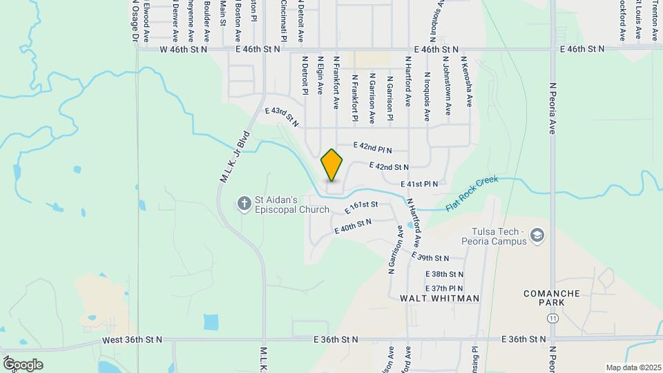 4107 N Frankfort Ave Mapa y Detalles de la Ubicación