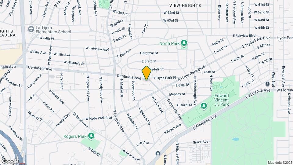 803 Centinela Ave Mapa y Detalles de la Ubicación