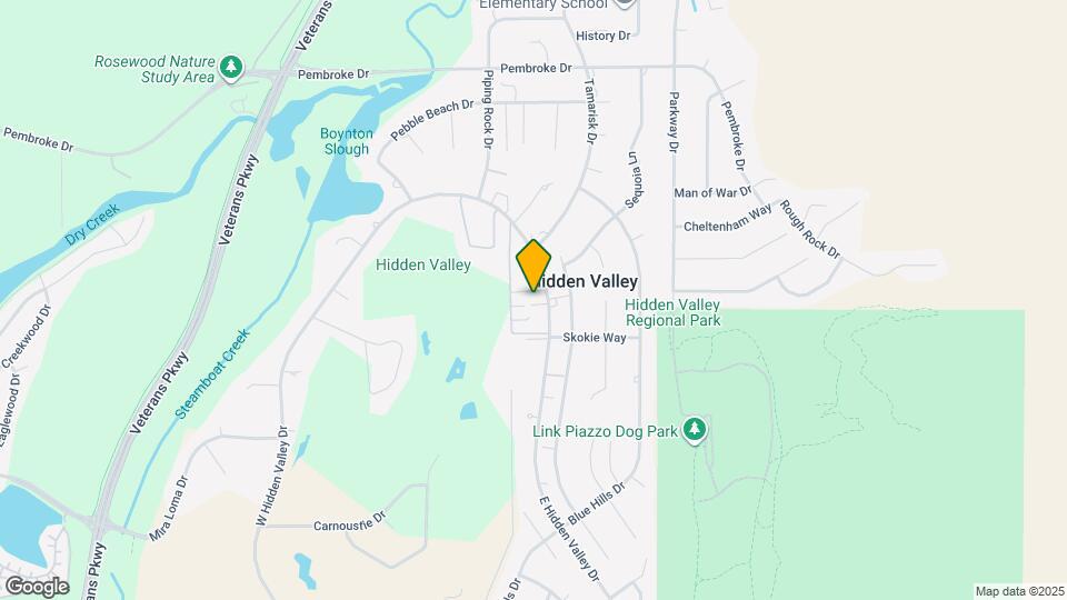 3507 E Hidden Valley Dr Map and Location Details