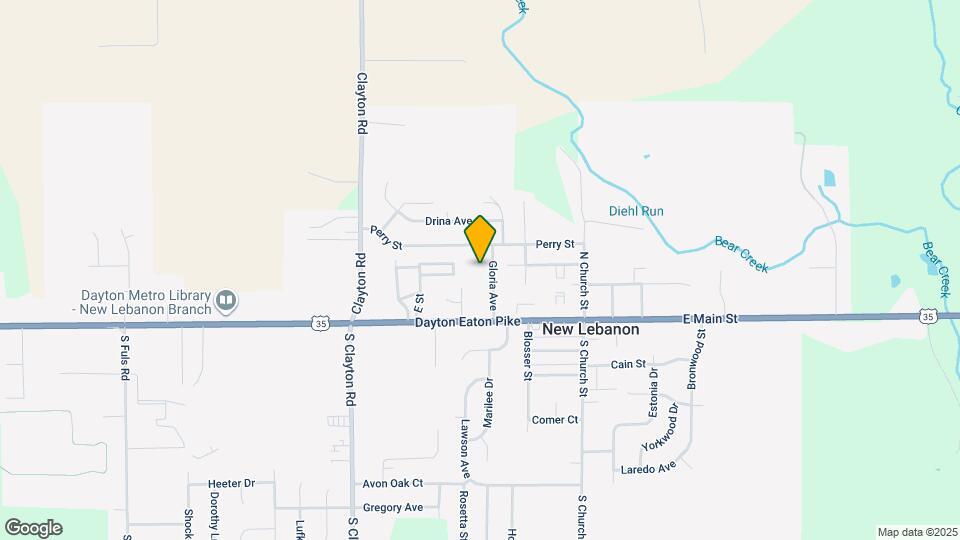 107 Gloria Ave Map and Location Details