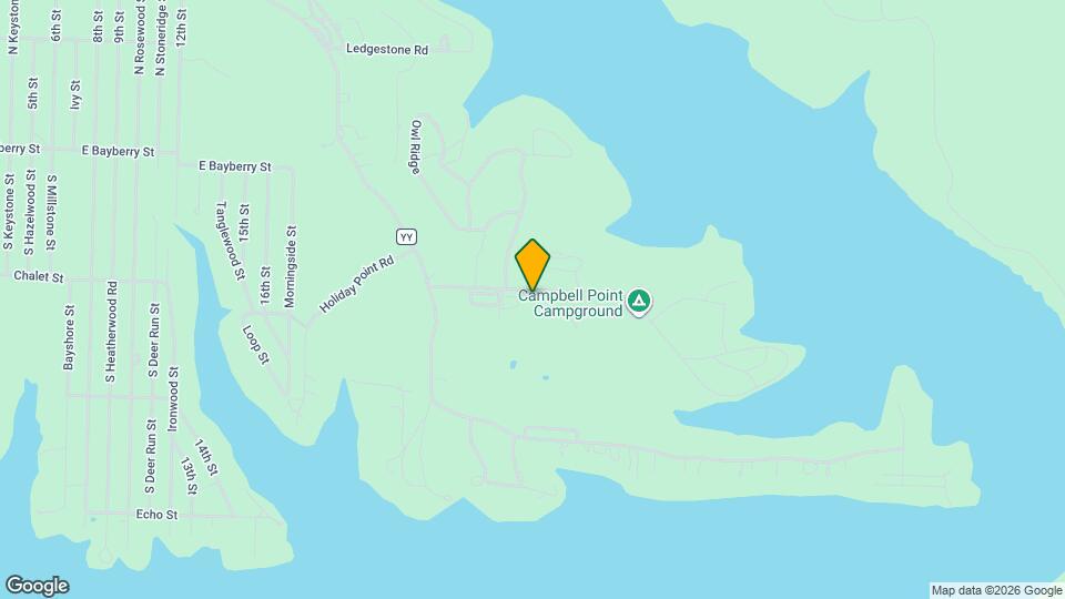 350 Campbell Point Rd Map and Location Details