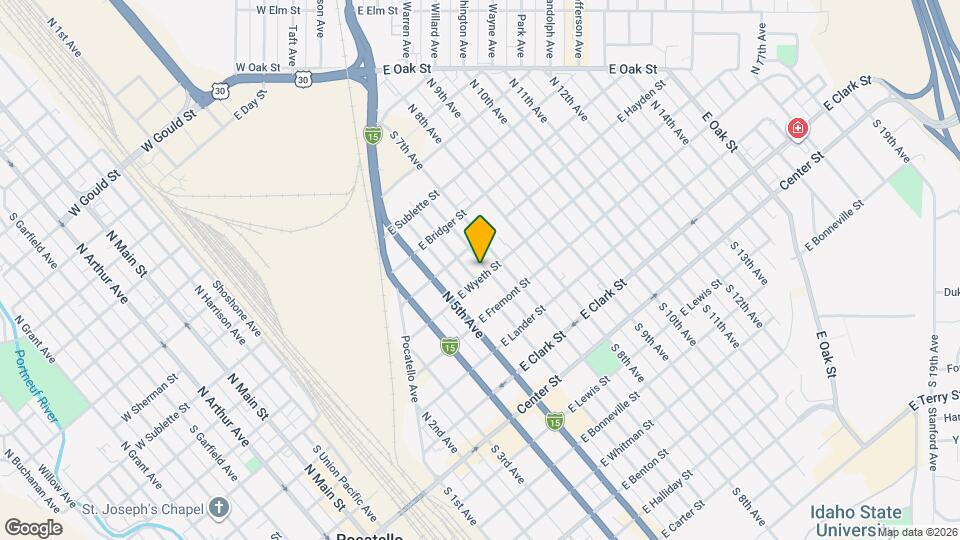 534 N 6th Ave Map and Location Details