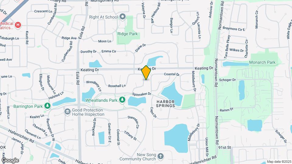 2784 Rosehall Ln Map and Location Details
