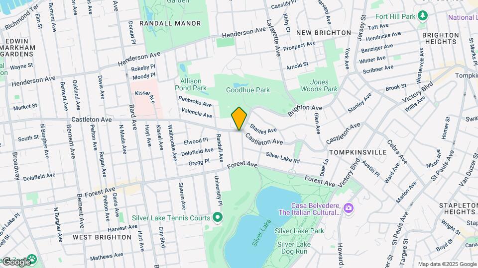 454 Castleton Ave Mapa y Detalles de la Ubicación