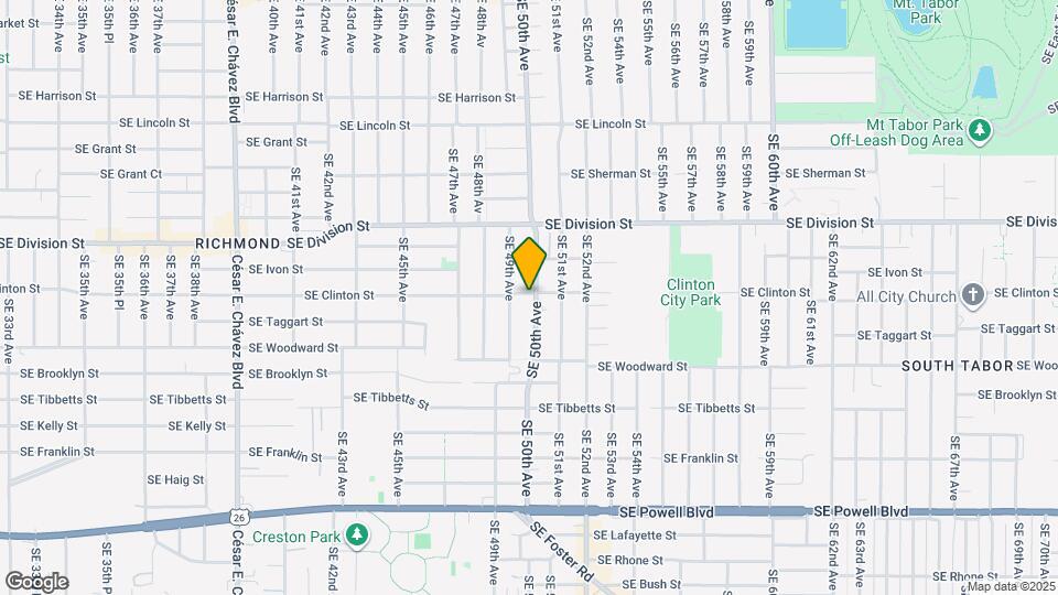 2707 SE 50th Ave Map and Location Details