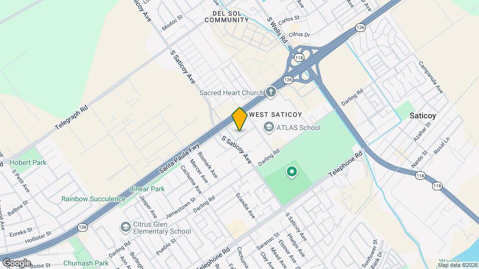 10519 Nopalito St Map and Location Details