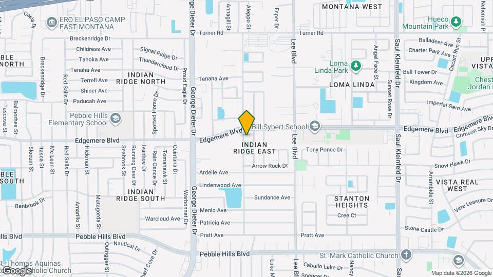 3348 Pendleton St Mapa y Detalles de la Ubicación