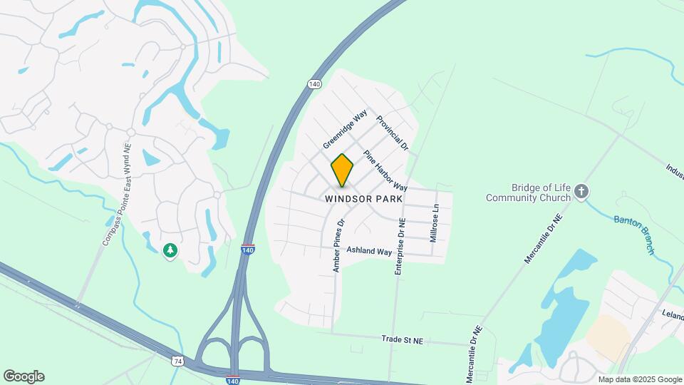 1112 Crestfield Way Map and Location Details