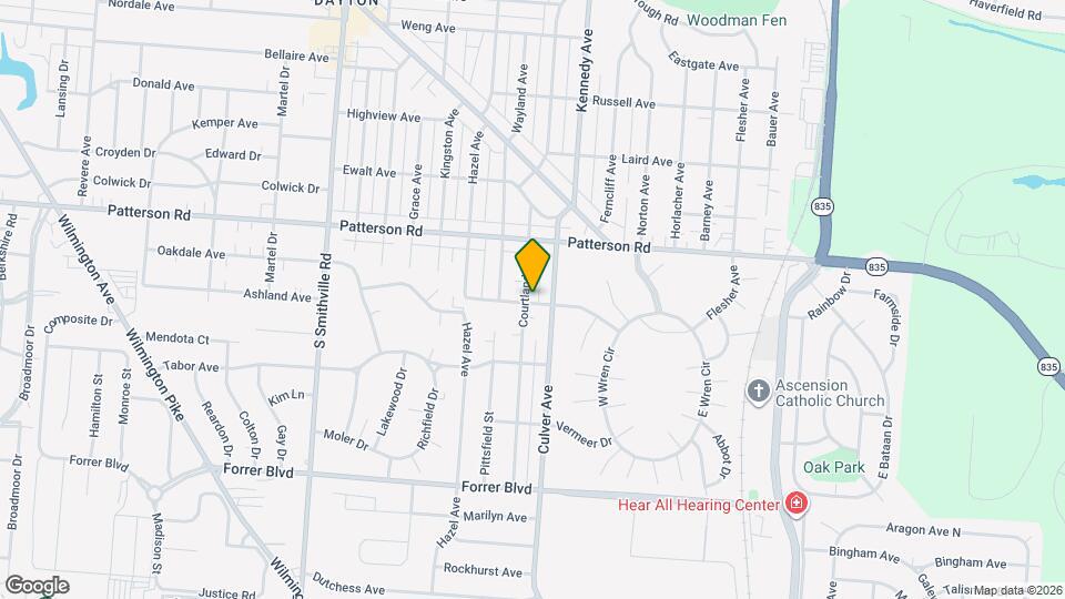 1701 Briedweng Ave Mapa y Detalles de la Ubicación