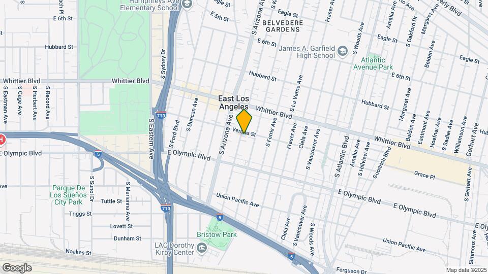 1012 S Kern Ave Map and Location Details