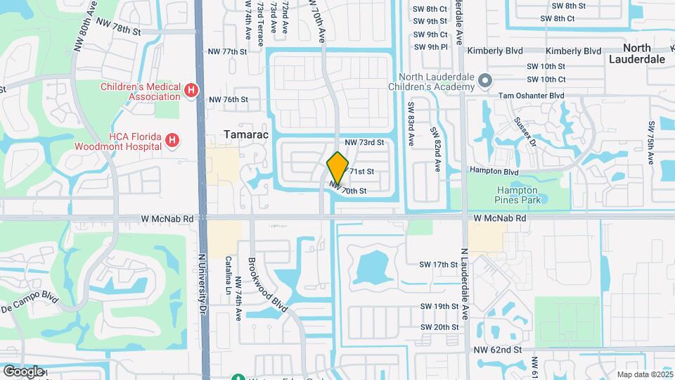 6808 NW 70th St Map and Location Details