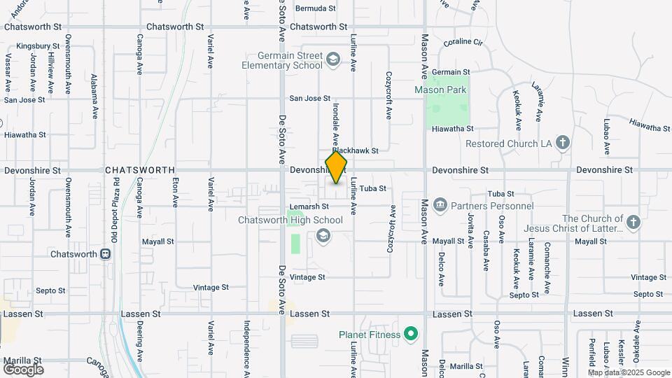 10234 Oklahoma Ave Map and Location Details