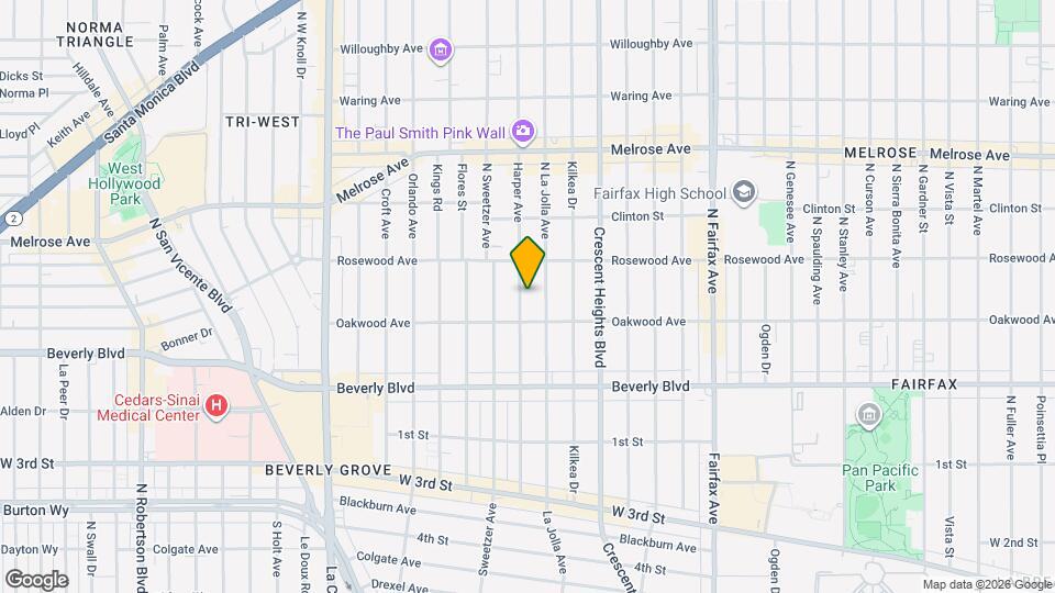 428 N Harper Ave Map and Location Details