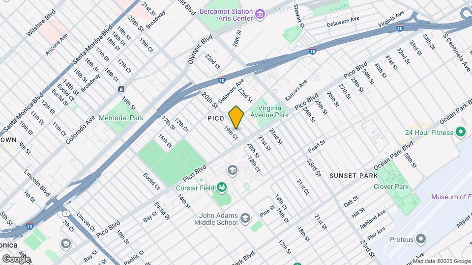 2016 20th St Map and Location Details