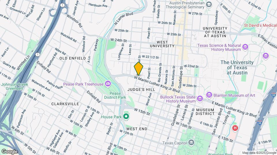 1905 San Gabriel St Map and Location Details