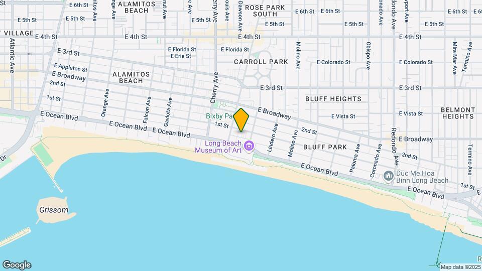 2138 E 1st St Map and Location Details