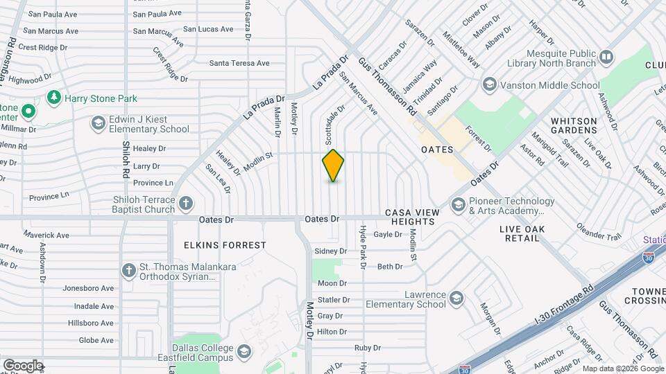 4232 Scottsdale Dr Mapa y Detalles de la Ubicación