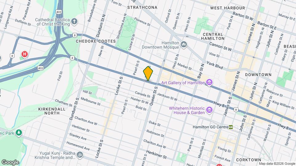 265 Main St W Map and Location Details