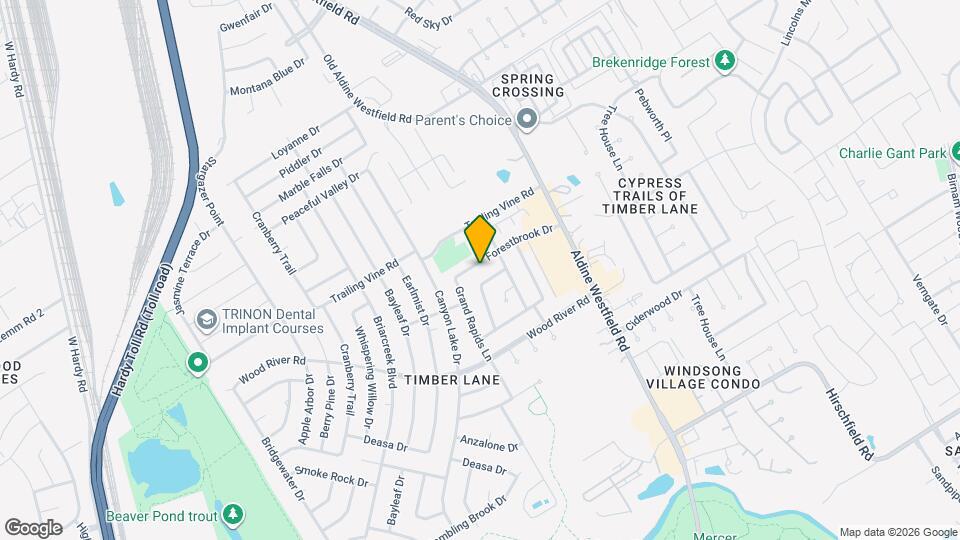 2706 Forestbrook Dr Map and Location Details