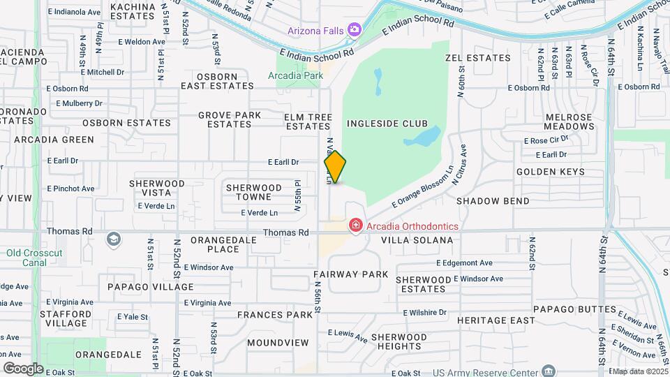 3009 N Valencia Ln Map and Location Details