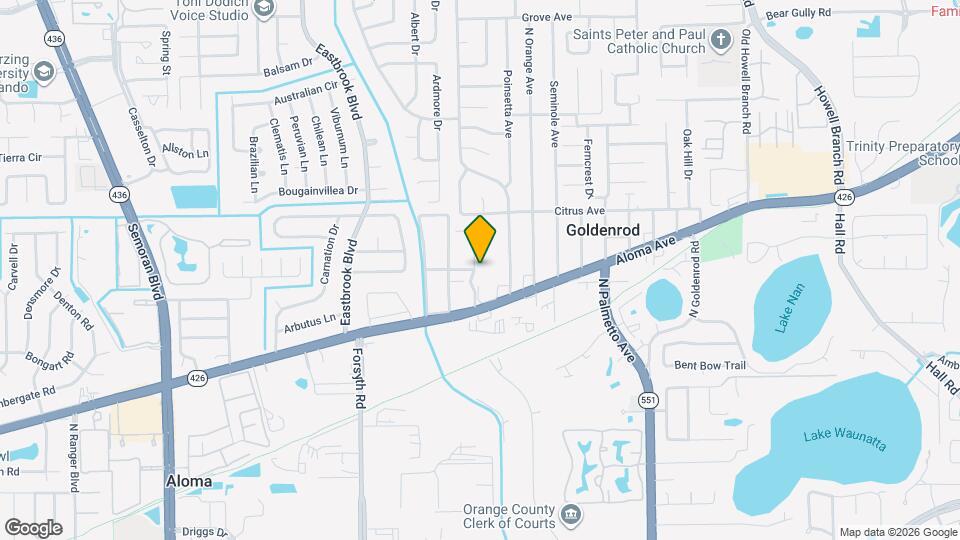 4812 Tangerine Ave Map and Location Details