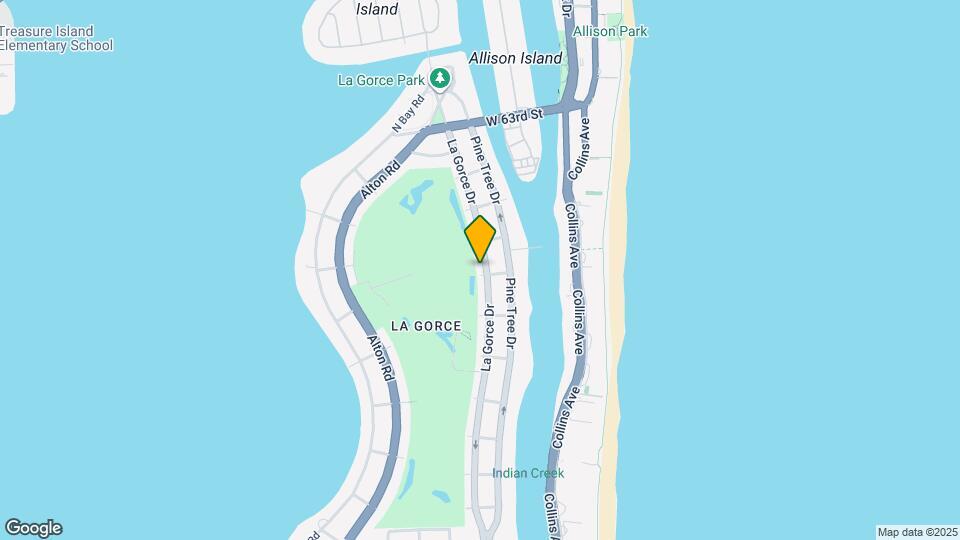 5800 La Gorce Dr Map and Location Details