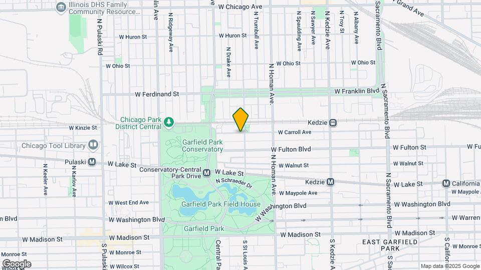3507 W Carroll Ave, Unit #1 Map and Location Details