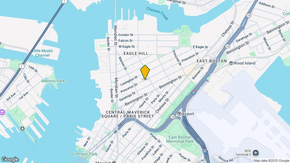 117 Princeton St, Unit 3 Map and Location Details