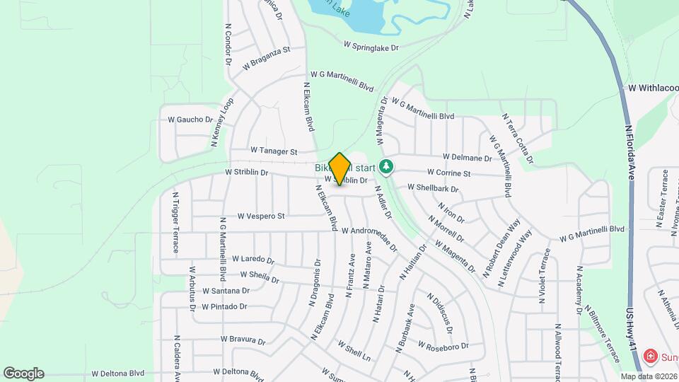 2331 W Ingrid Ln Map and Location Details
