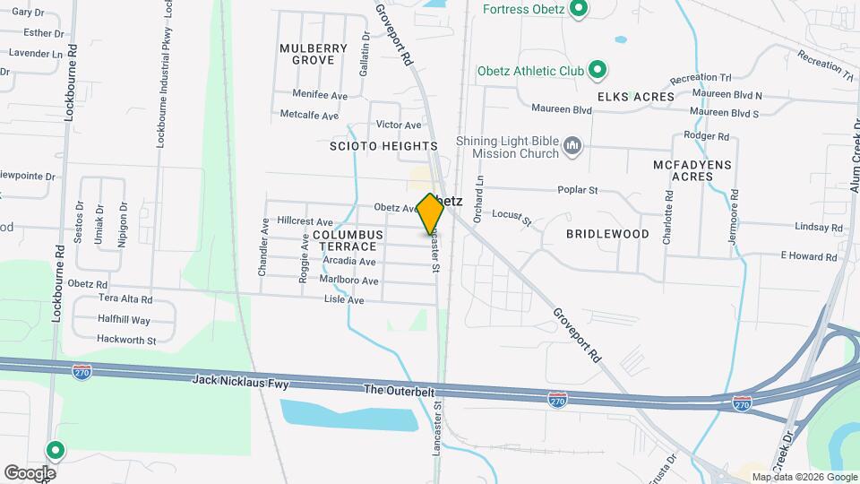 4385 Lancaster Ave Mapa y Detalles de la Ubicación