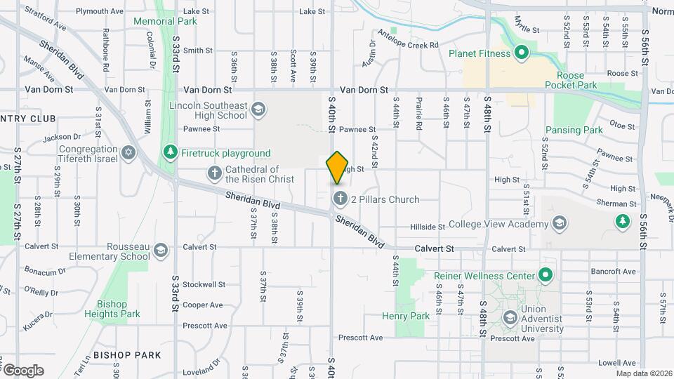 3304 S 40th St Mapa y Detalles de la Ubicación