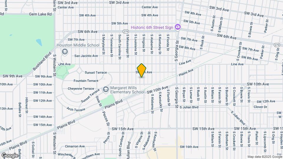 910 S Virginia St-Unit -A Map and Location Details