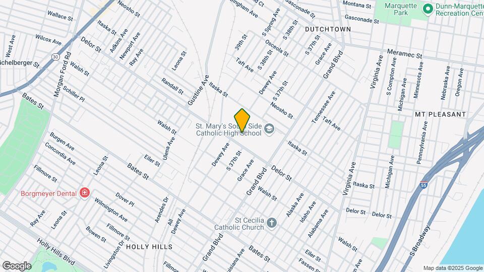 3725 Delor St Map and Location Details